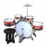 Children Musical Jazz Drum With Chair