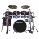 Yamaha 7set Drum (RACK) Wine Red